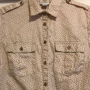 Jaclyn Smith button down shirt.